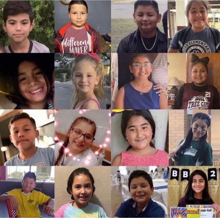 Children who lost their live during Texas shooting. 