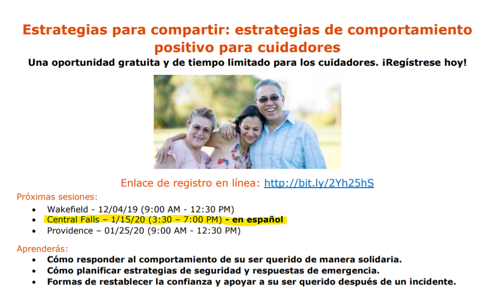 Estrategias Positivas de Comportamiento para Cuidadores