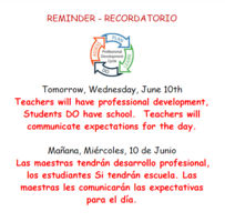 PD on June 10th