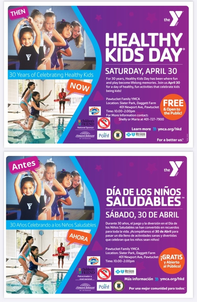Healthy Kids Day/Día de los niños saludables.