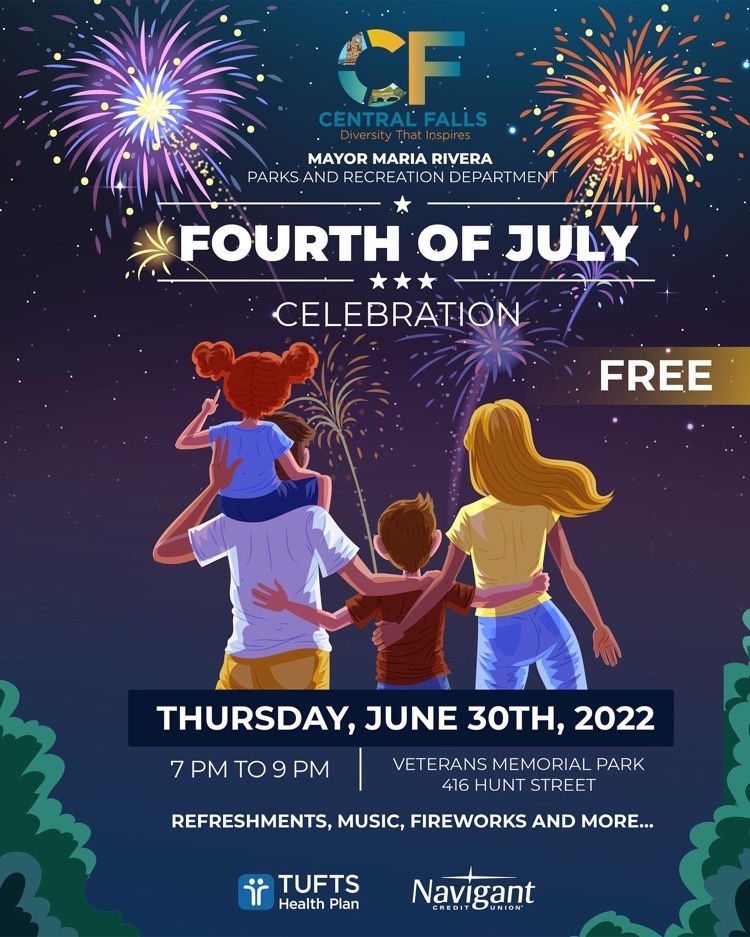 4th of July Celebration(Flyer)- City of Central Falls